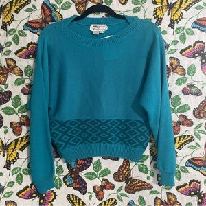Vintage cropped women’s sweater